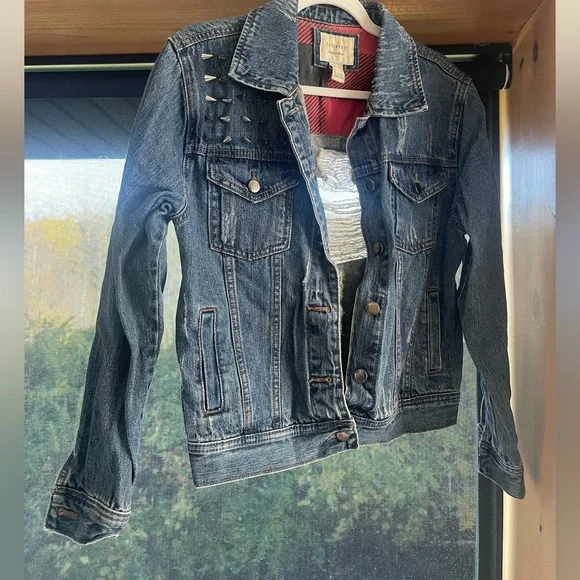 Ripped Jean Jacket - Picture 2 of 7